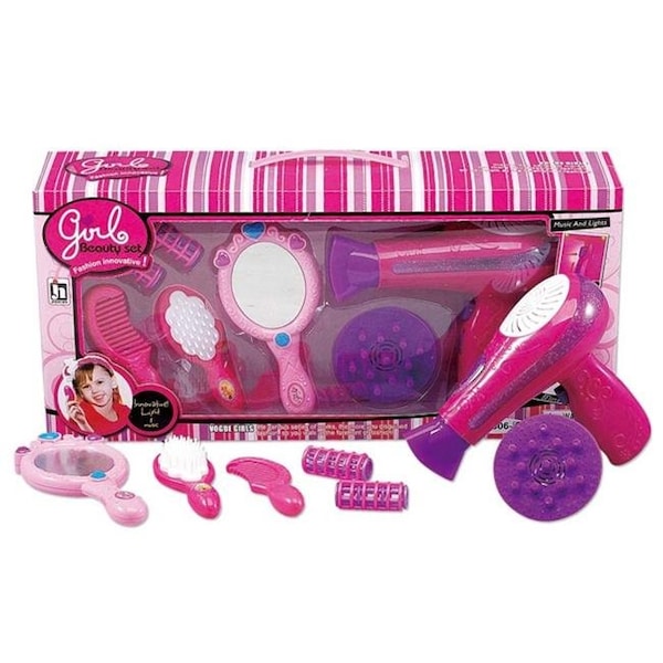 Az Trading & Import PS08069 Beauty Salon Fashion Play Set with Hairdryer; Mirror & Accessories PS08069 - main